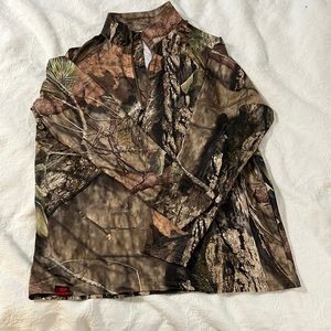 🌟Mossy Oak Men’s Small 1/4 Zip Pullover